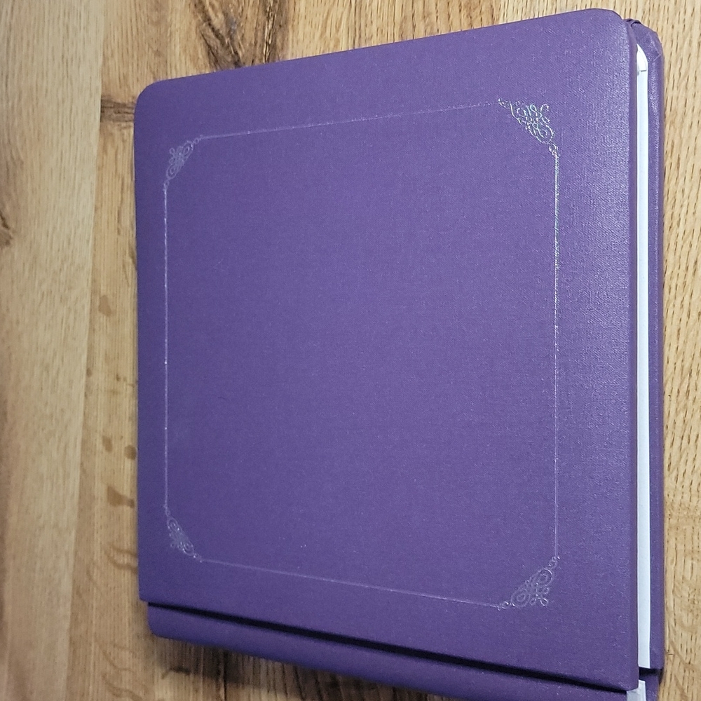 7x7 Purple and Silver Creative Memories Album